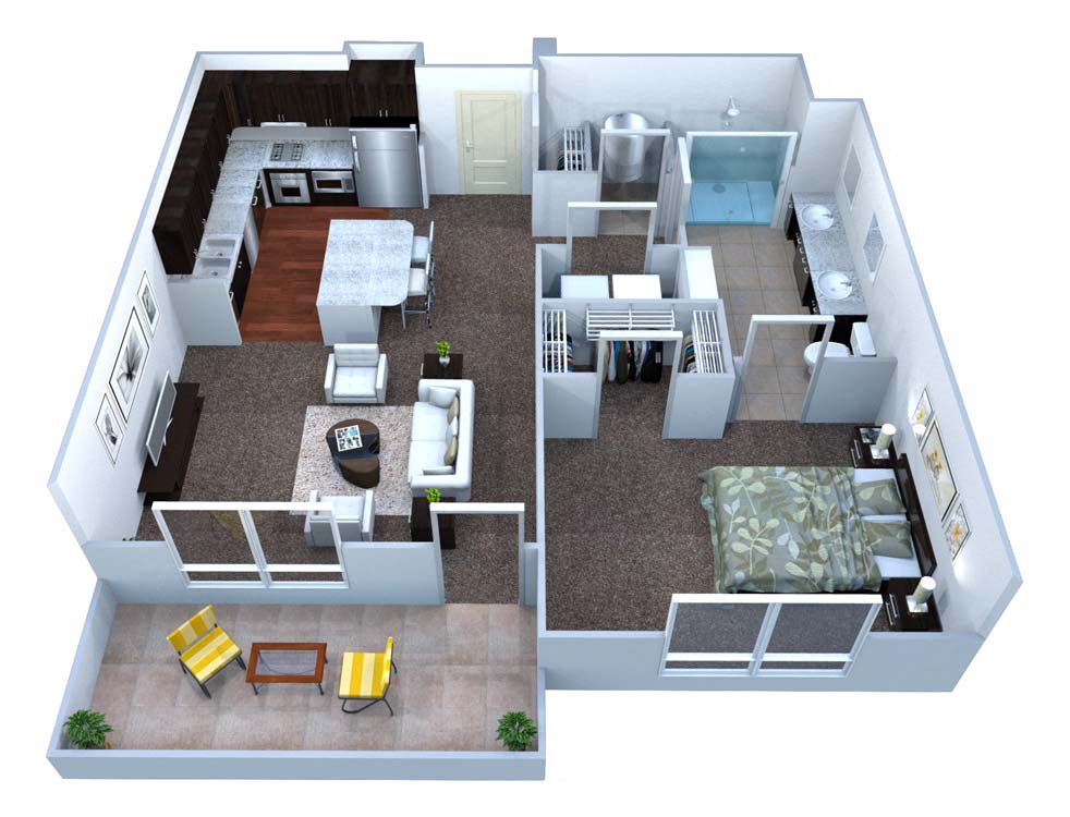 A1 Floor plan layout